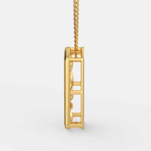 Diamond Pendant In Yellow Gold (4.09 Gram) With Diamonds (0.010 Ct)