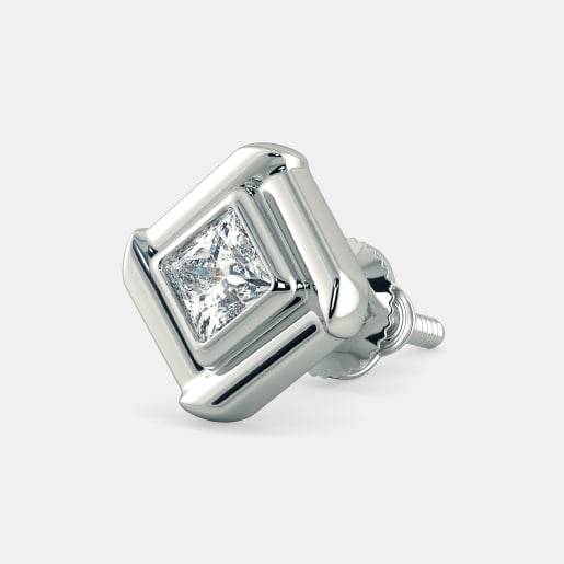 Men S Diamond Studs Earring Designs Online In India 2018 Bluestone The Riche Earring For Him